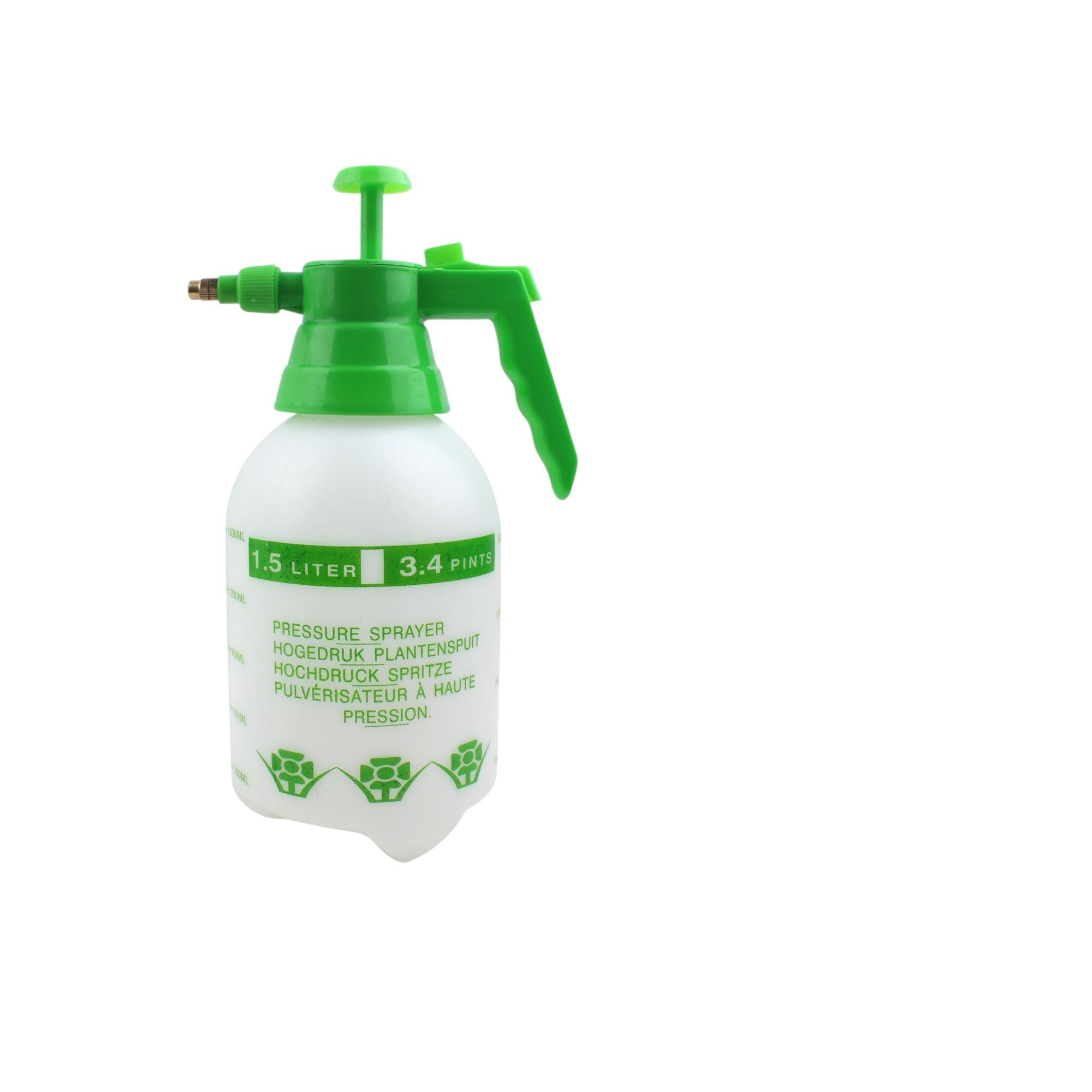 Regadera de jardín (blanca + verde) 1,5L