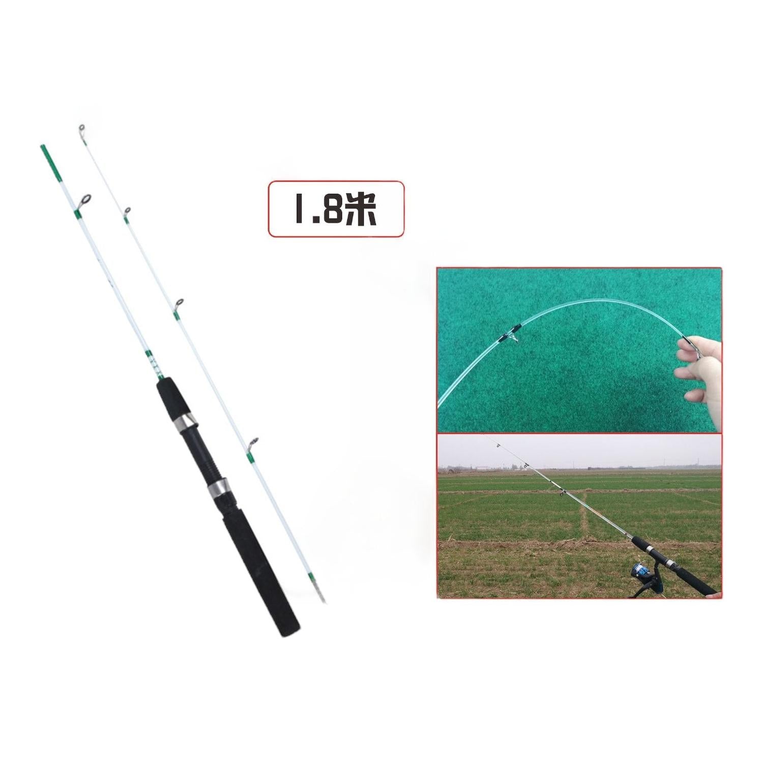 Caña de 2 Varillas de fibra de vidrio 1,8 Metros.