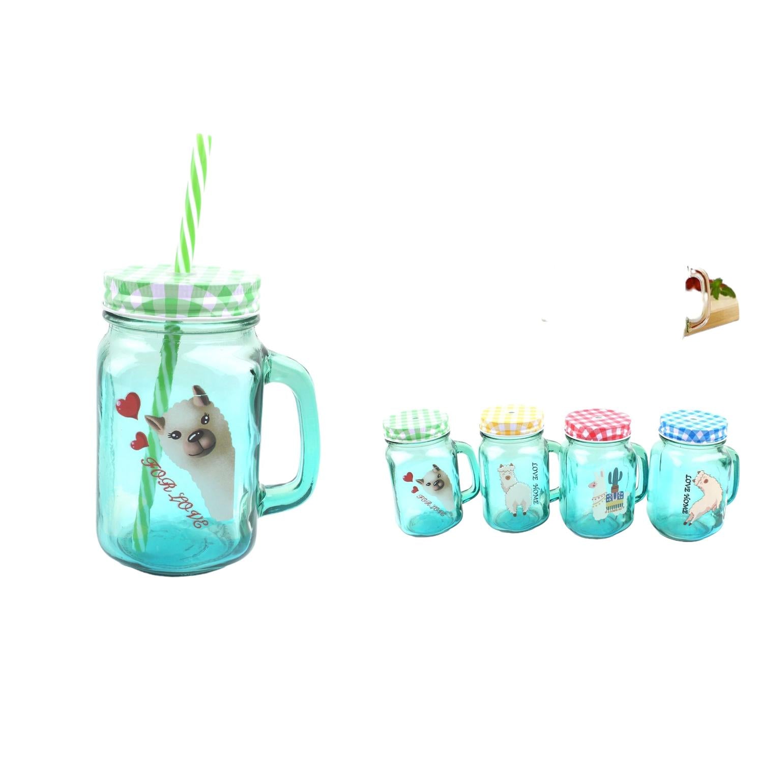 Mitad spray verde, mitad alpaca nº8 tapa rejilla verde + pajita 10,5 (7,7)*13,4 cm/500 ml