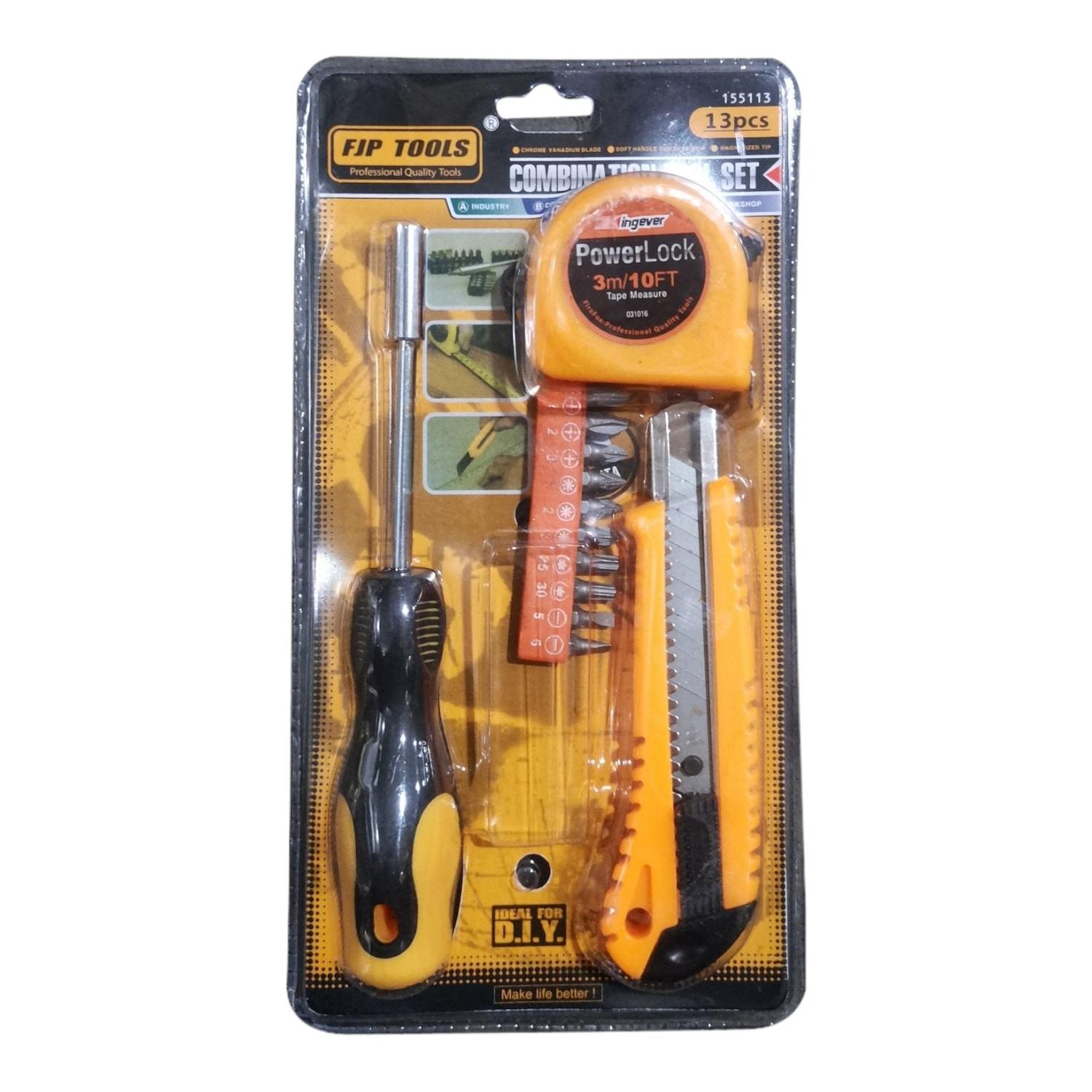 Destornillador, Cuchillo Y Cinta Métrica.