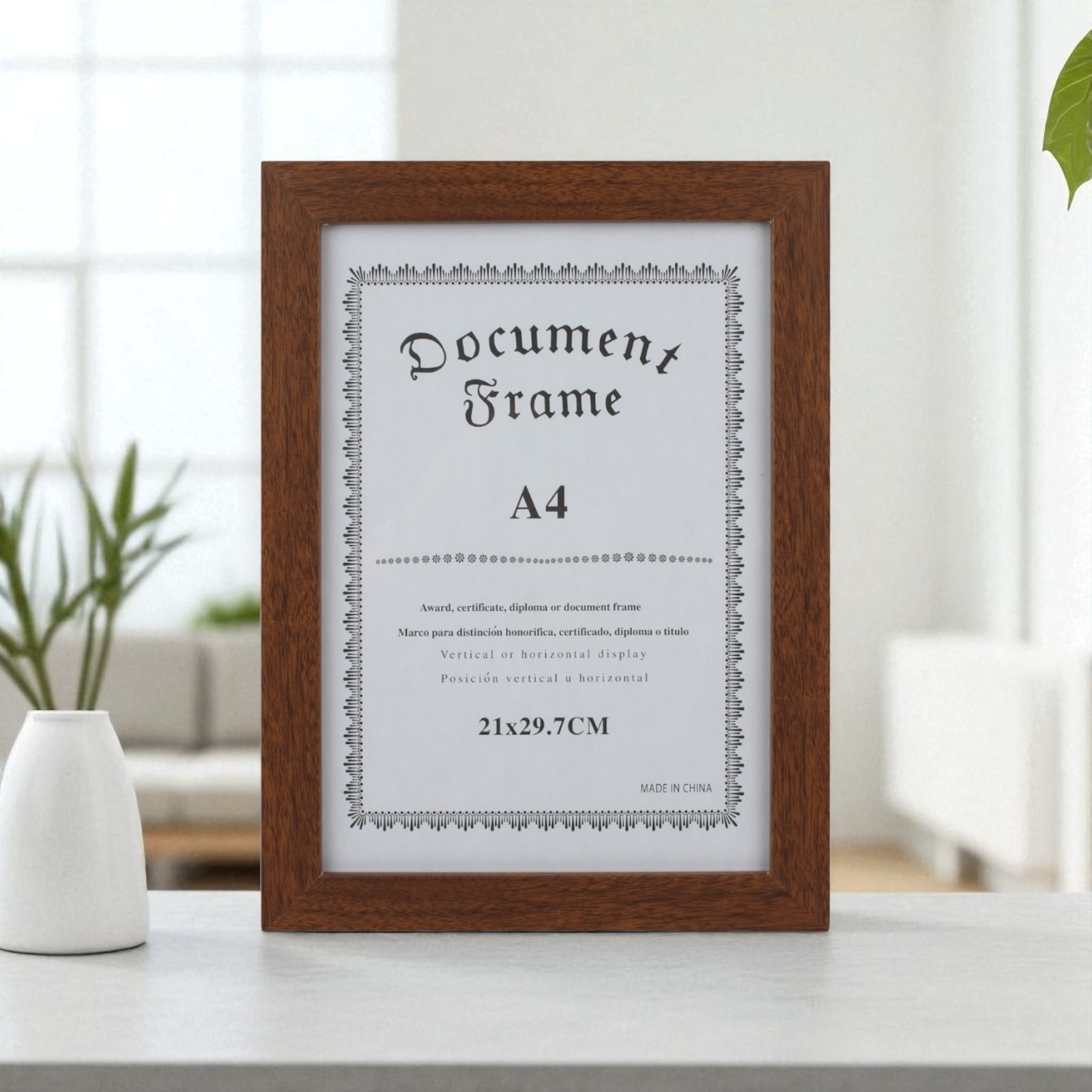 Marcos Fotograficos Modelo 416 de A4 21x29.7cm 526745-Marrn