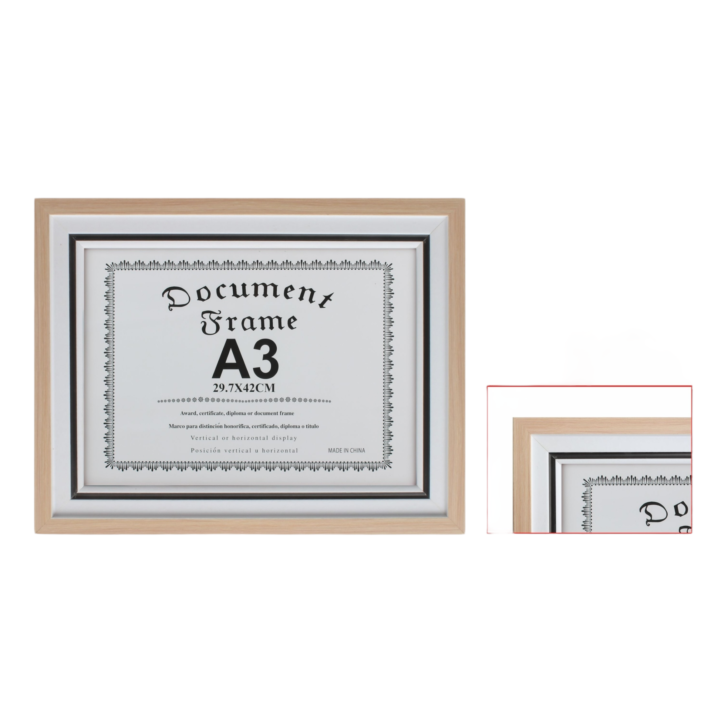 Marco Fotografico Qiaoxiang Modelo 426 - 29x42 cm