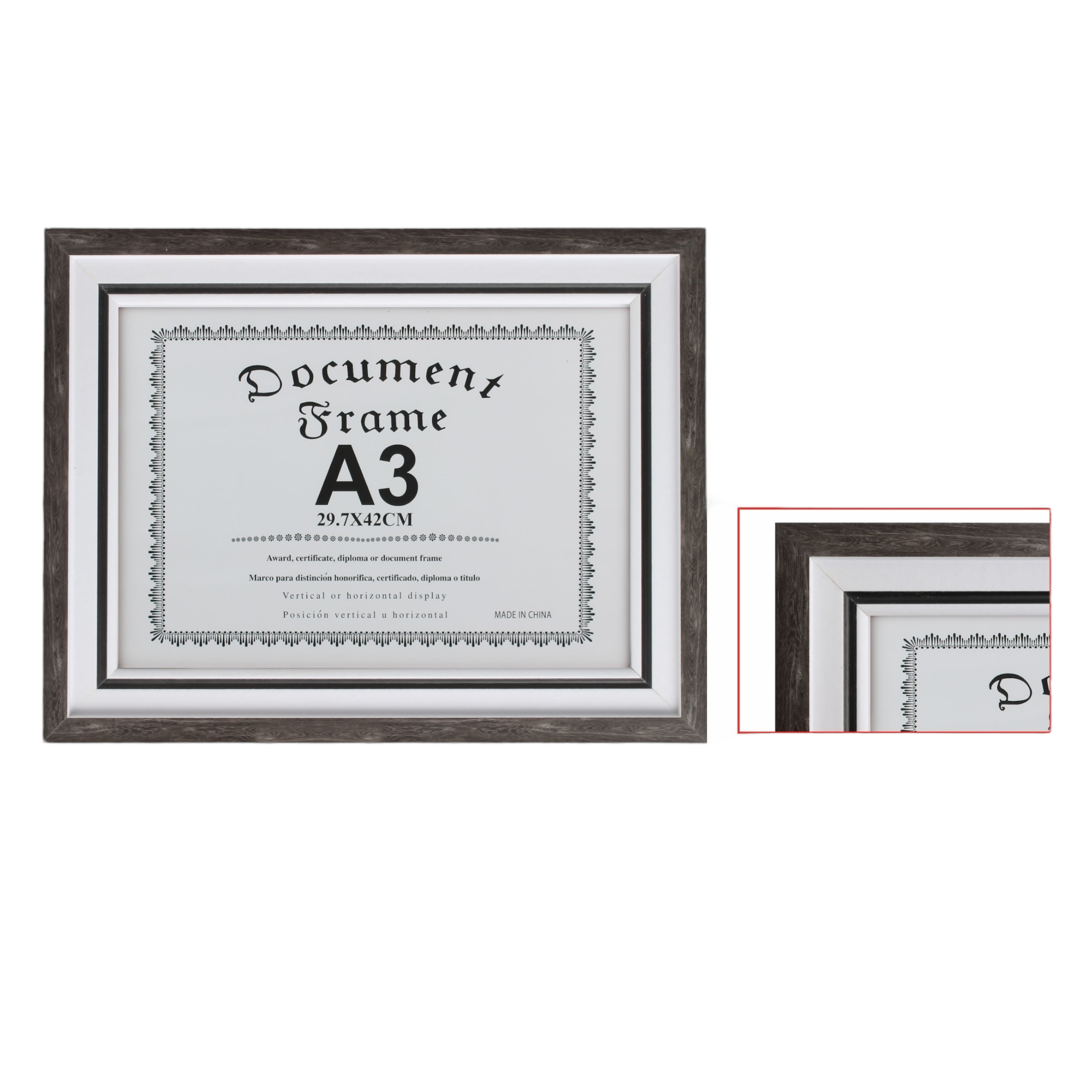 Marco Fotografico Qiaoxiang Modelo 426 - 29x42 cm