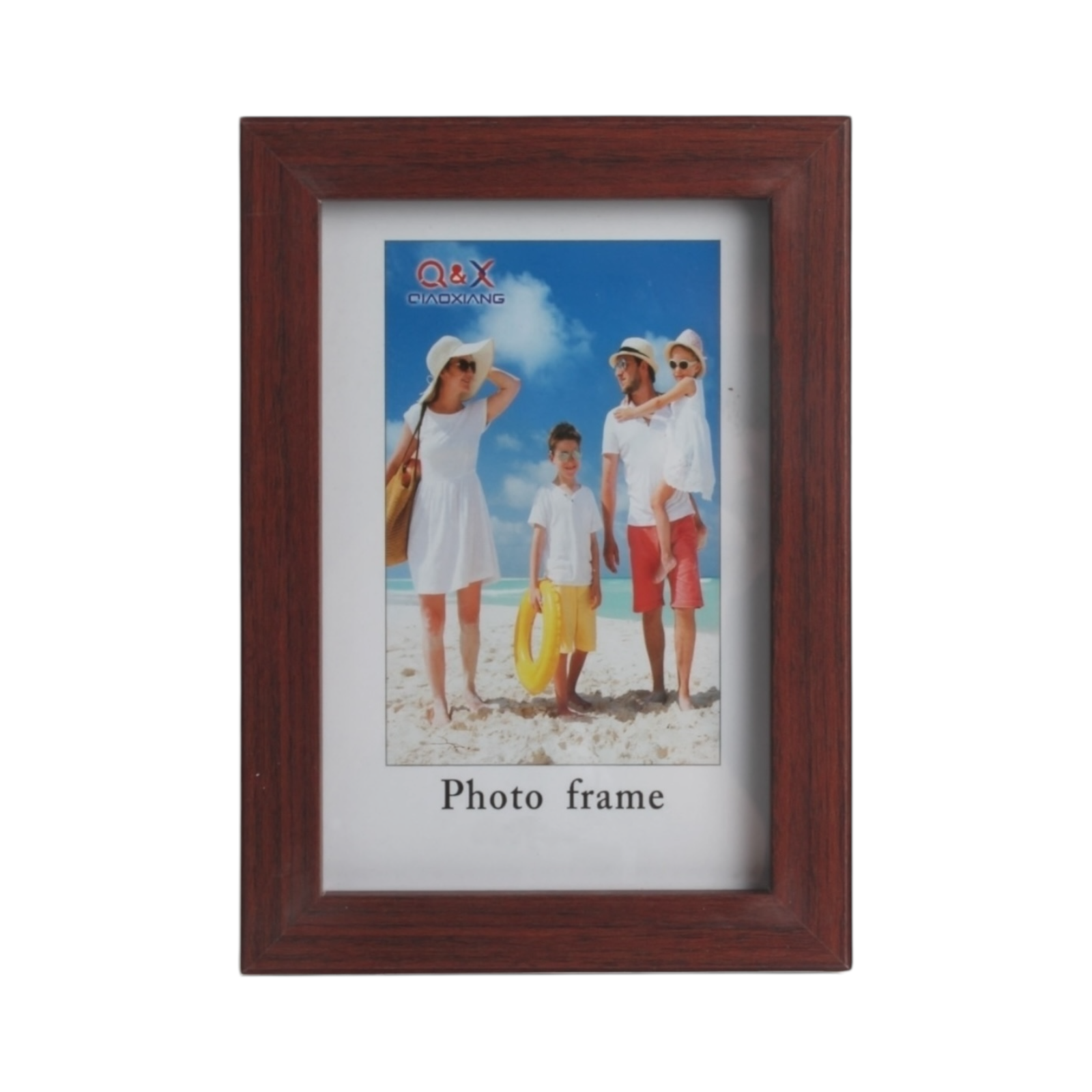 Marcos Fotograficos Modelo 427 de 10x15cm 527148-Gris madera con borde blanco