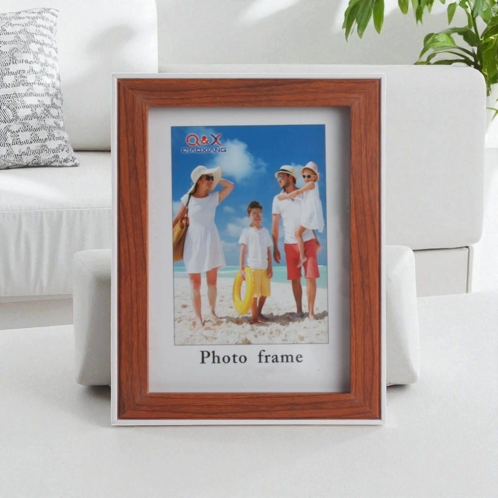 Marcos Fotograficos Modelo 427 de 20x25cm 527186-Marrn con borde blanco