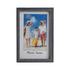 Marcos Fotograficos Modelo 427 de 25x30cm 527209-Gris madera con borde blanco