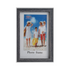 Marcos Fotograficos Modelo 427 de 30x40cm 527216-Gris madera con borde blanco