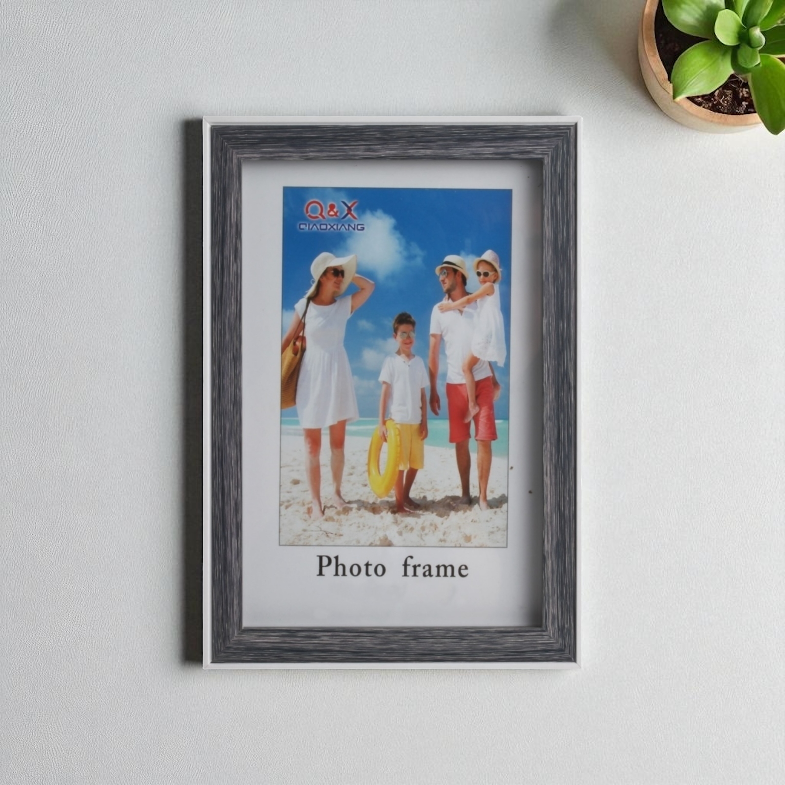 Marcos Fotograficos Modelo 427 de 30x40cm 527216-Marrn con borde blanco