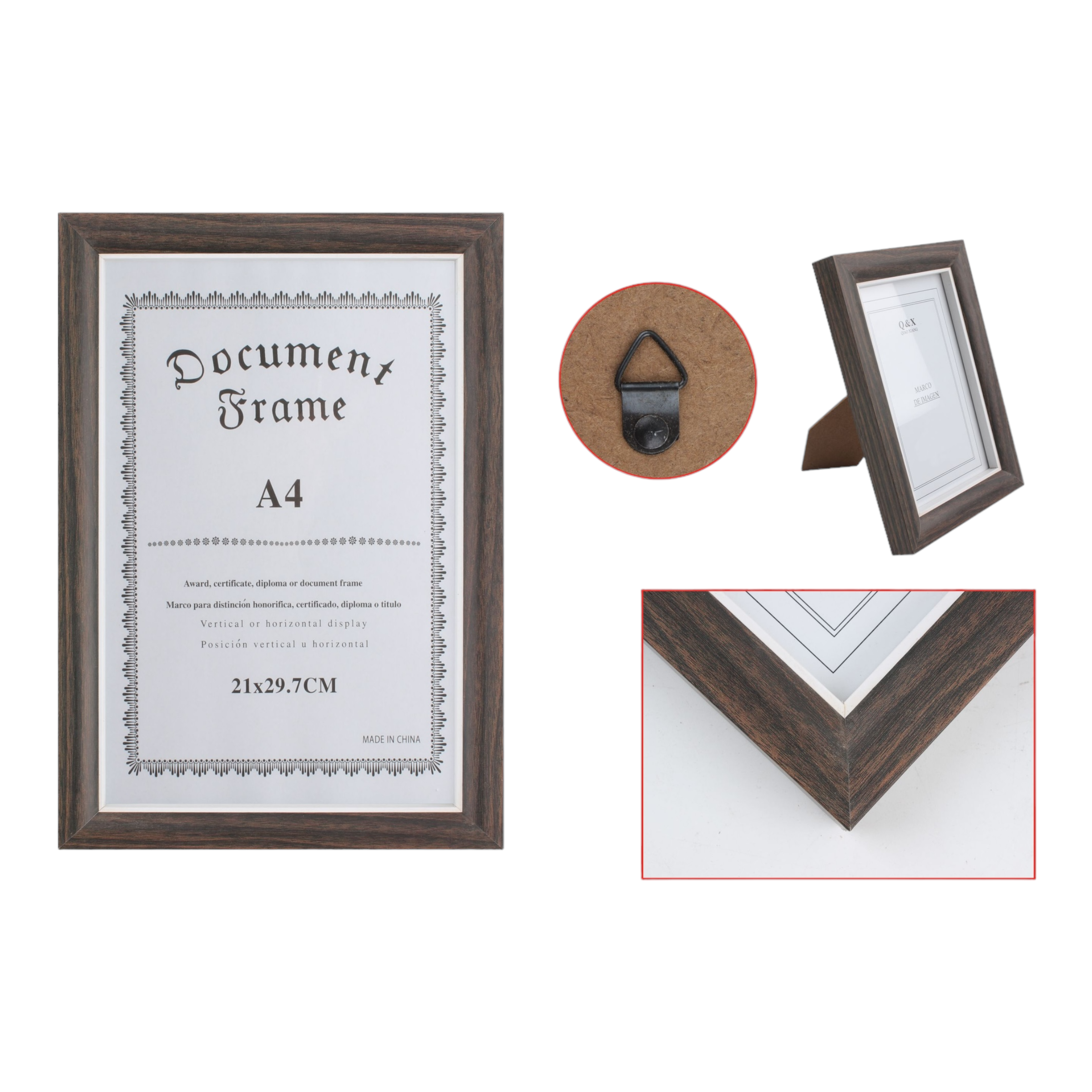 Marco Fotografico Qiaoxiang Modelo 428 - A4 21x29,7 cm