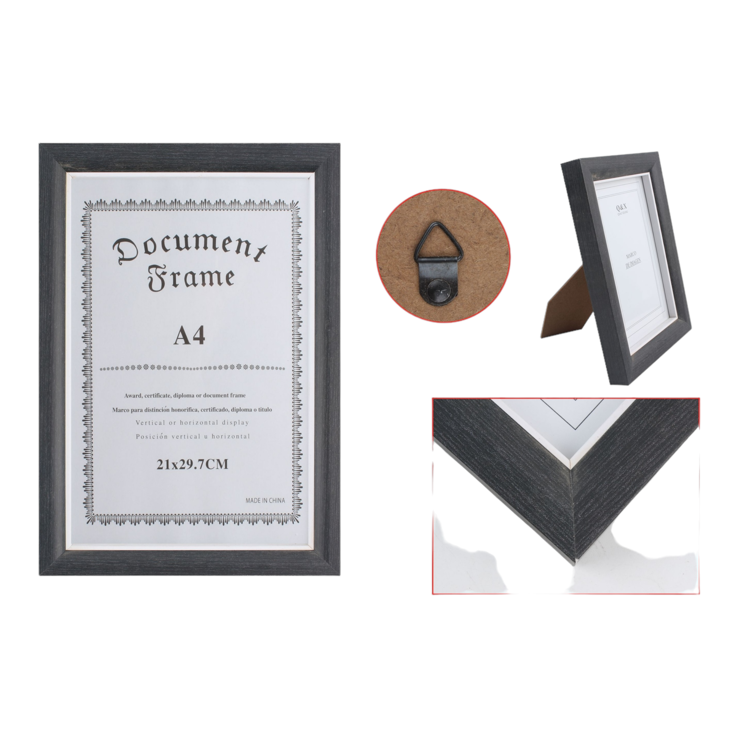 Marco Fotografico Qiaoxiang Modelo 428 - A4 21x29,7 cm