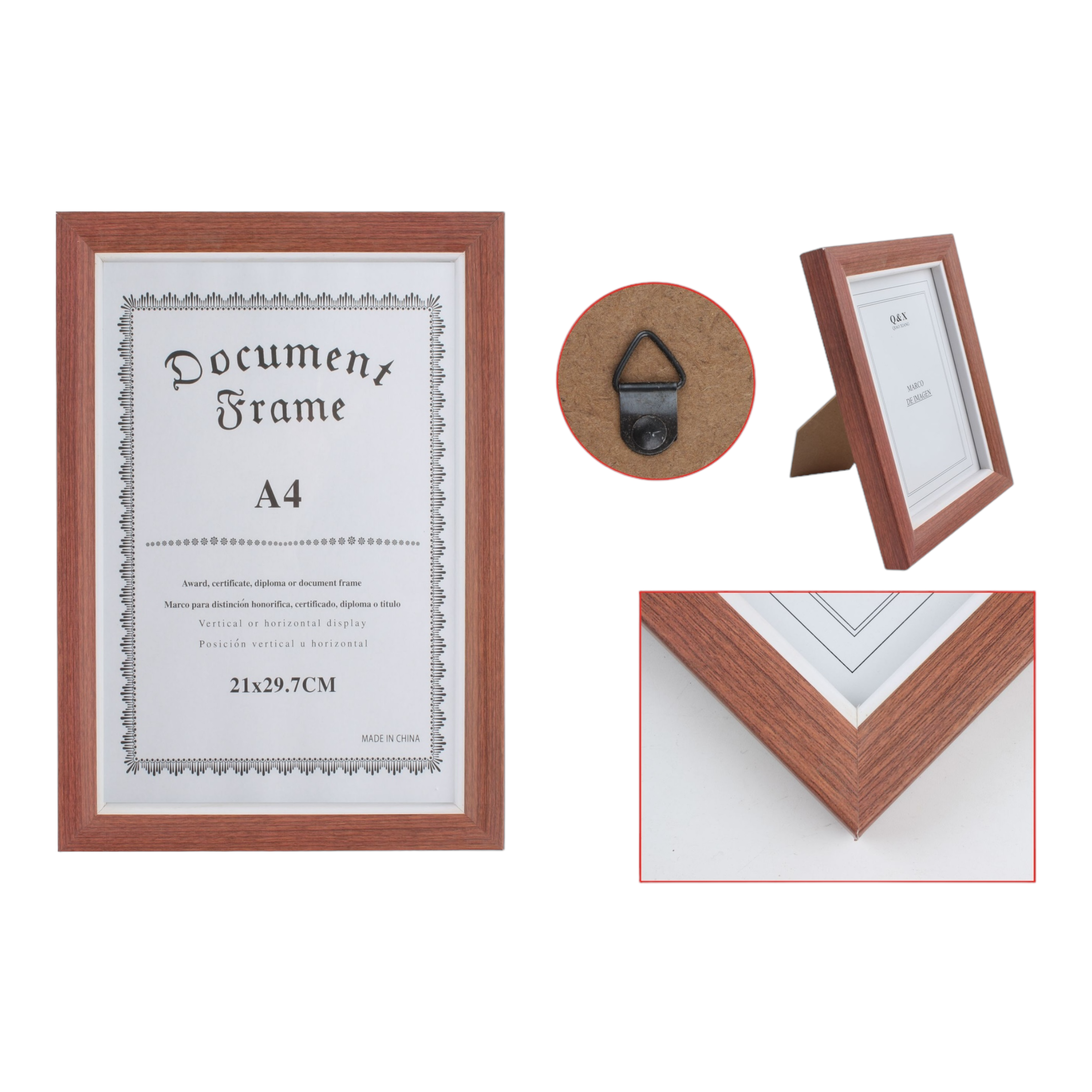 Marco Fotografico Qiaoxiang Modelo 428 - A4 21x29,7 cm