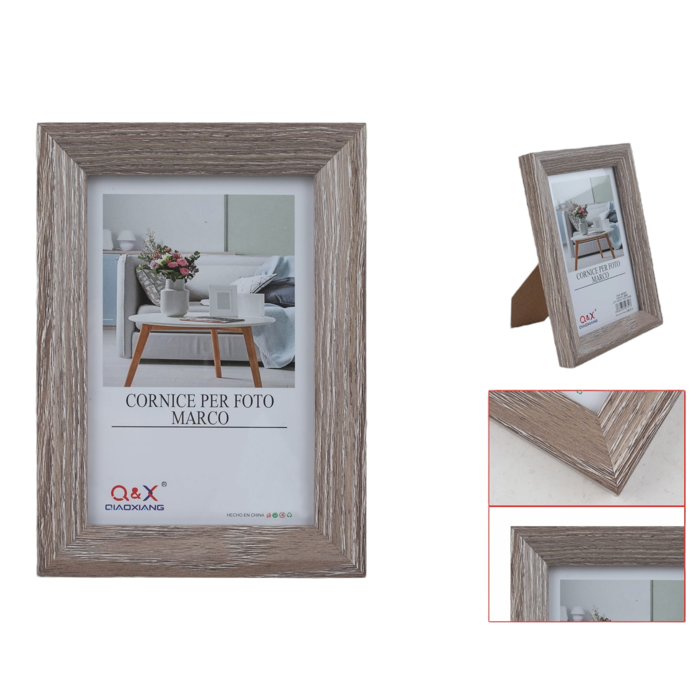 Marco Fotografico Qiaoxiang Modelo 429 - 10x15 cm
