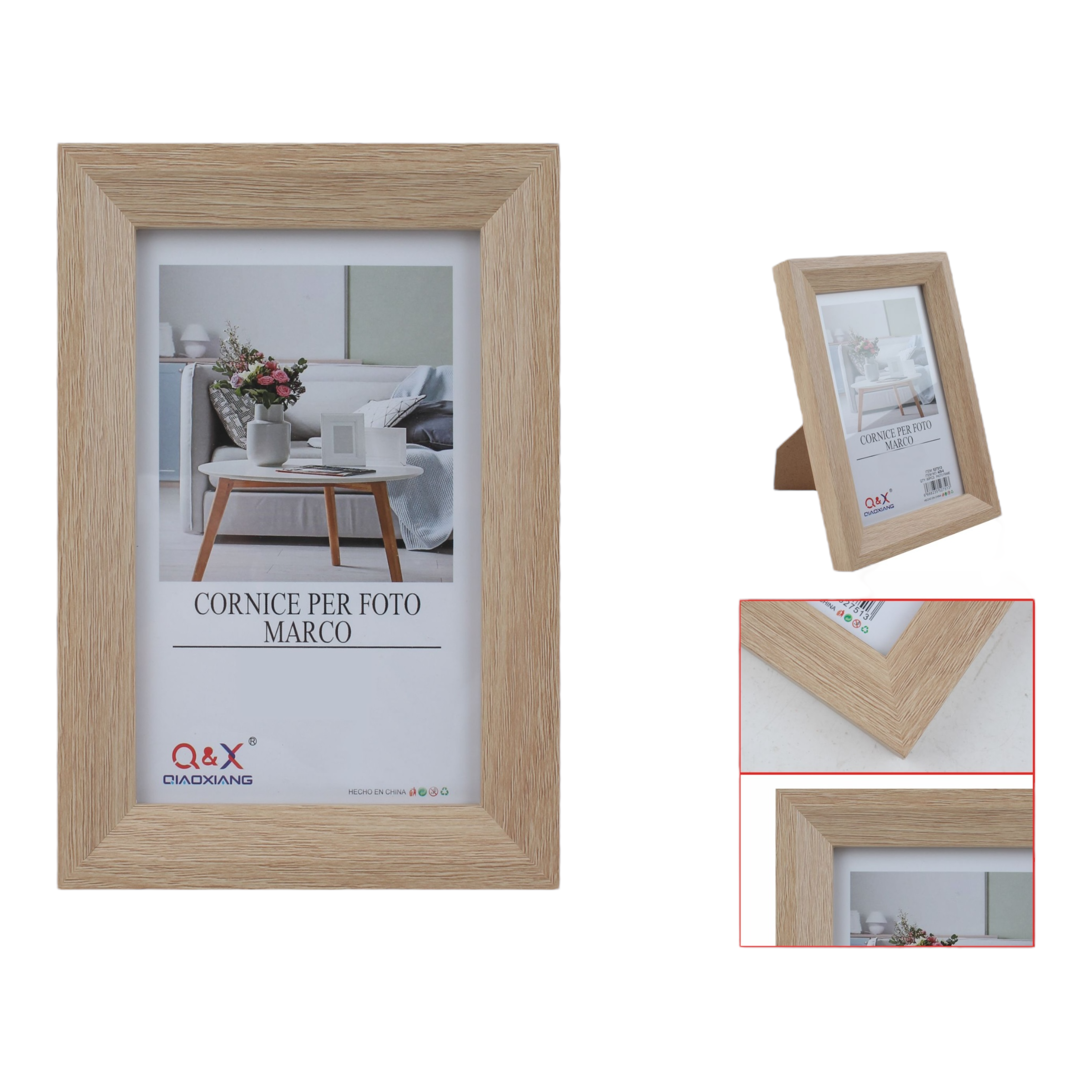 Marco Fotografico Qiaoxiang Modelo 429 - 20x30 cm