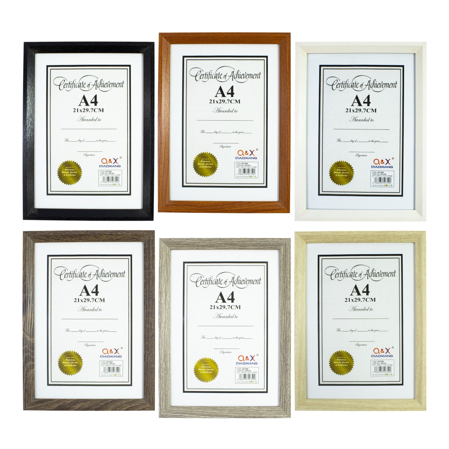 Marco De Foto Diplomas Certificados Modelo 429-A4 (21x29.7 cm)