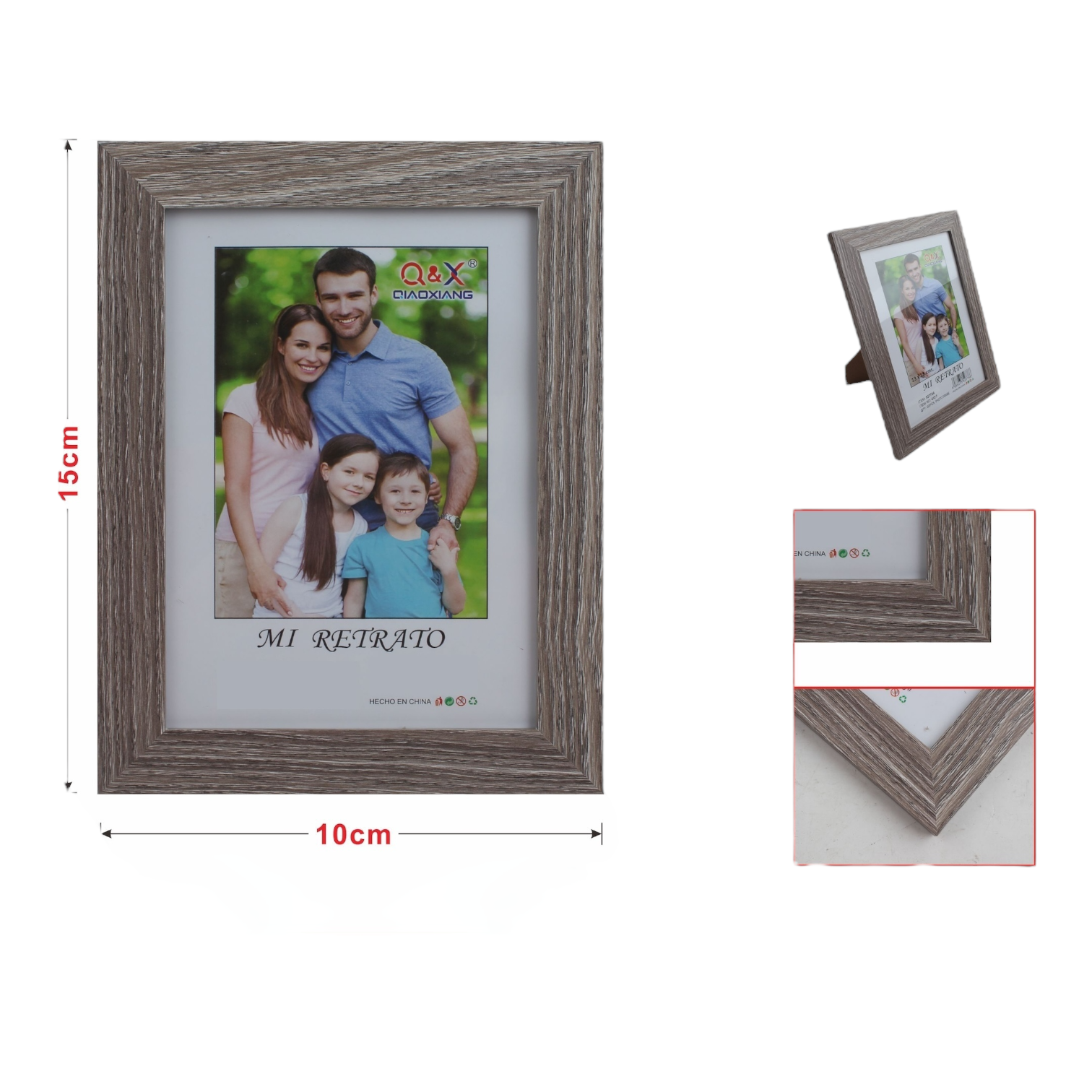 Marco Fotografico Qiaoxiang Modelo 412 - 10x15 cm