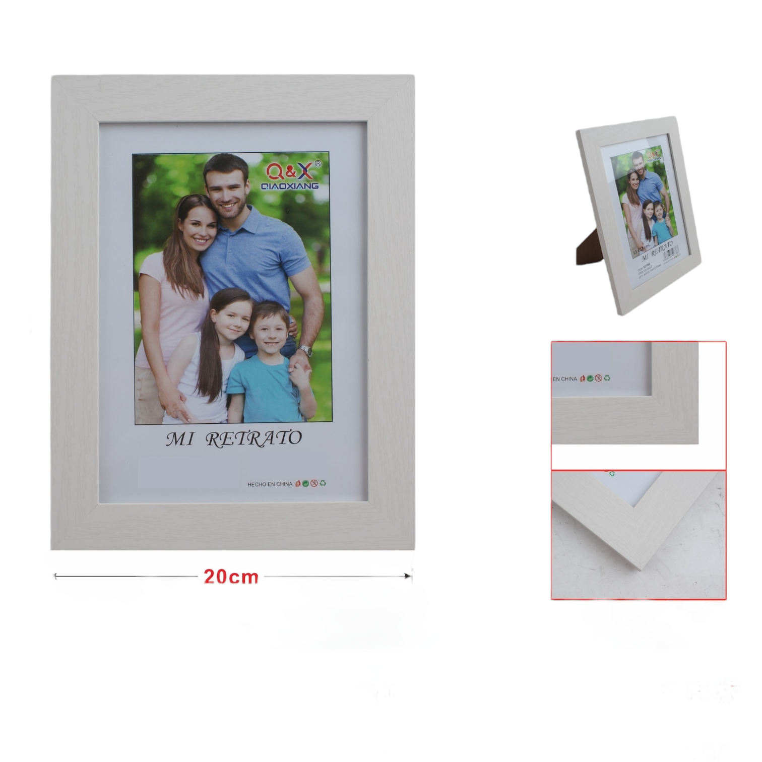 Marco Fotografico Qiaoxiang Modelo 412 - 20x30 cm