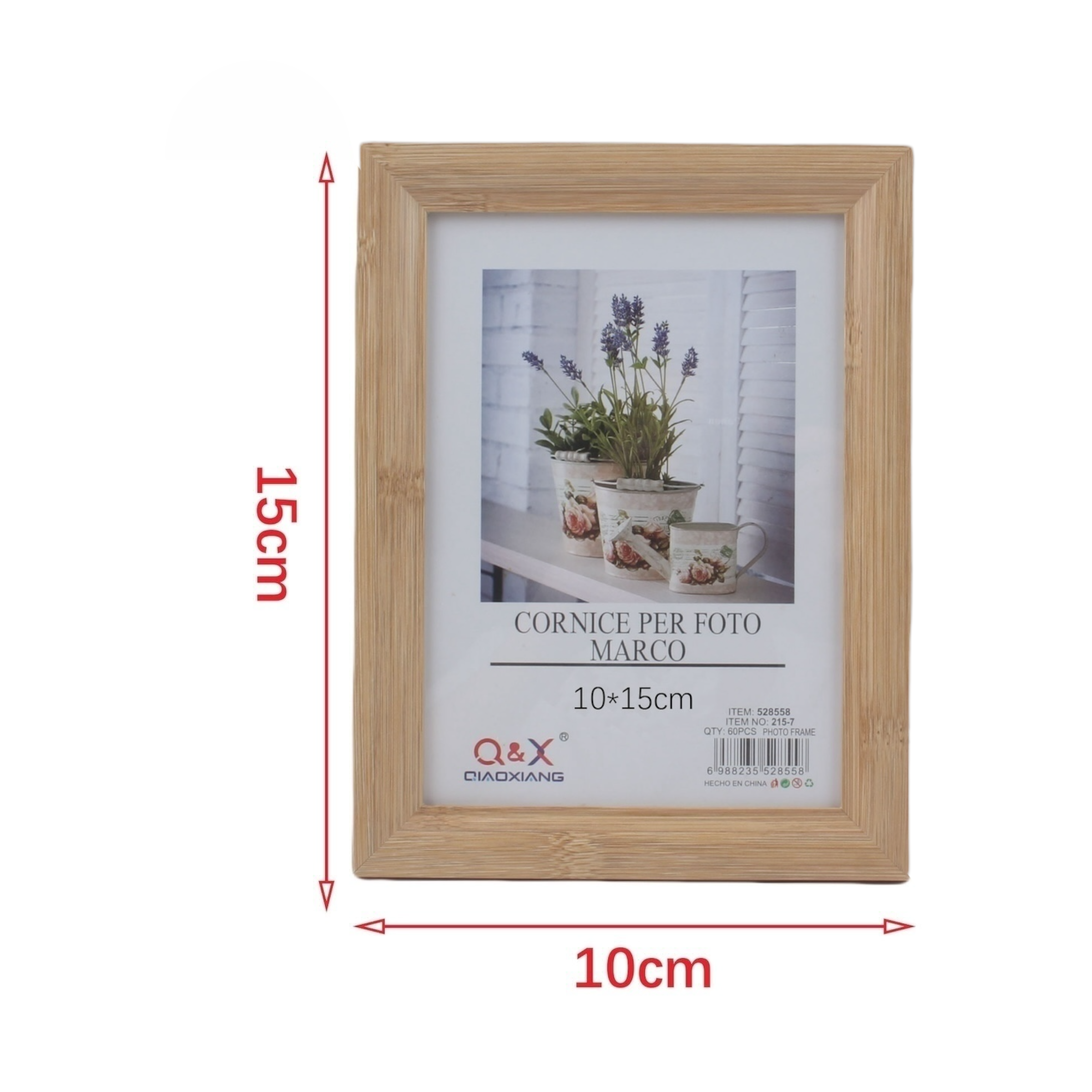 Marco Fotografico Qiaoxiang Modelo 215 - 10x15 cm