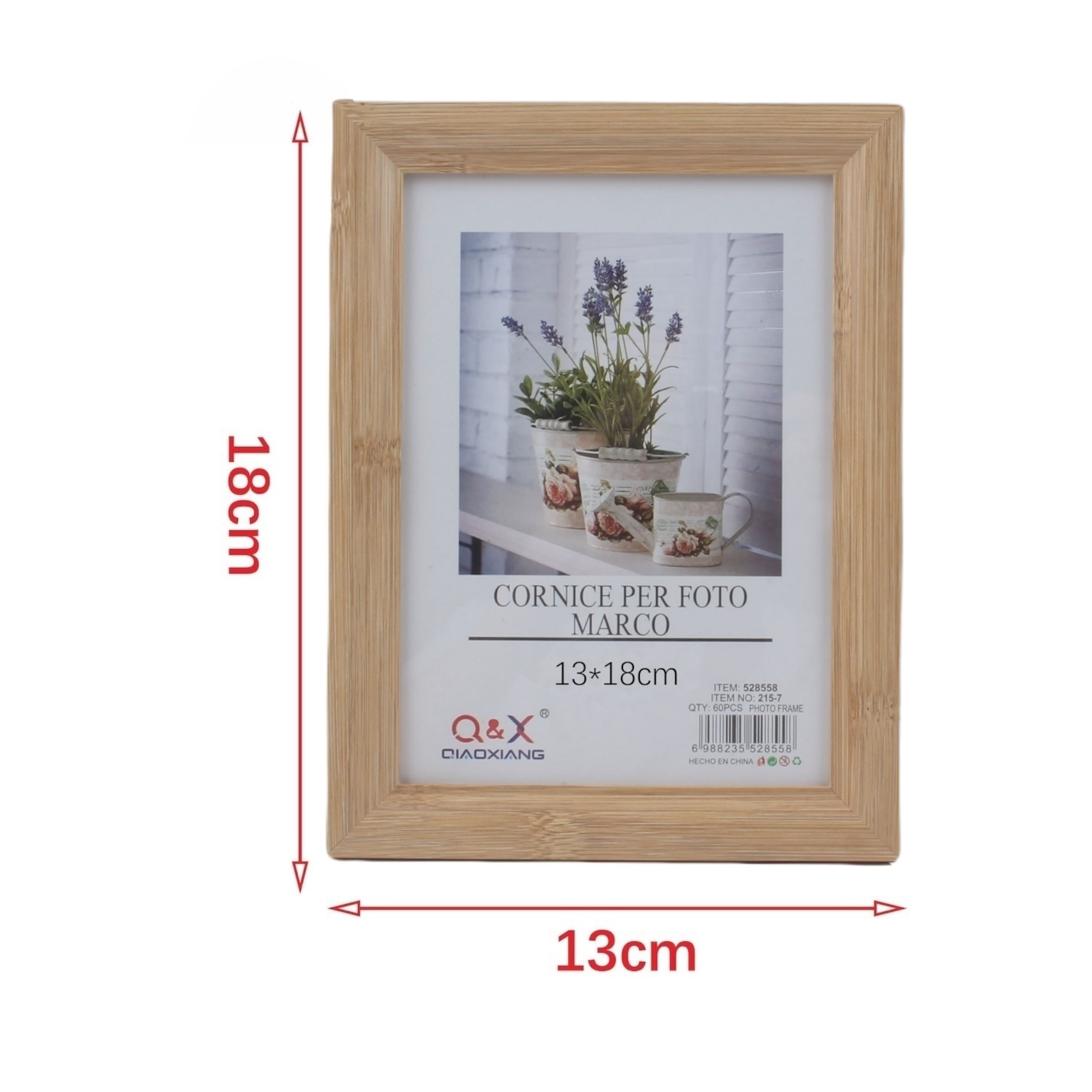 Marco Fotografico Qiaoxiang Modelo 215 - 13x18 cm