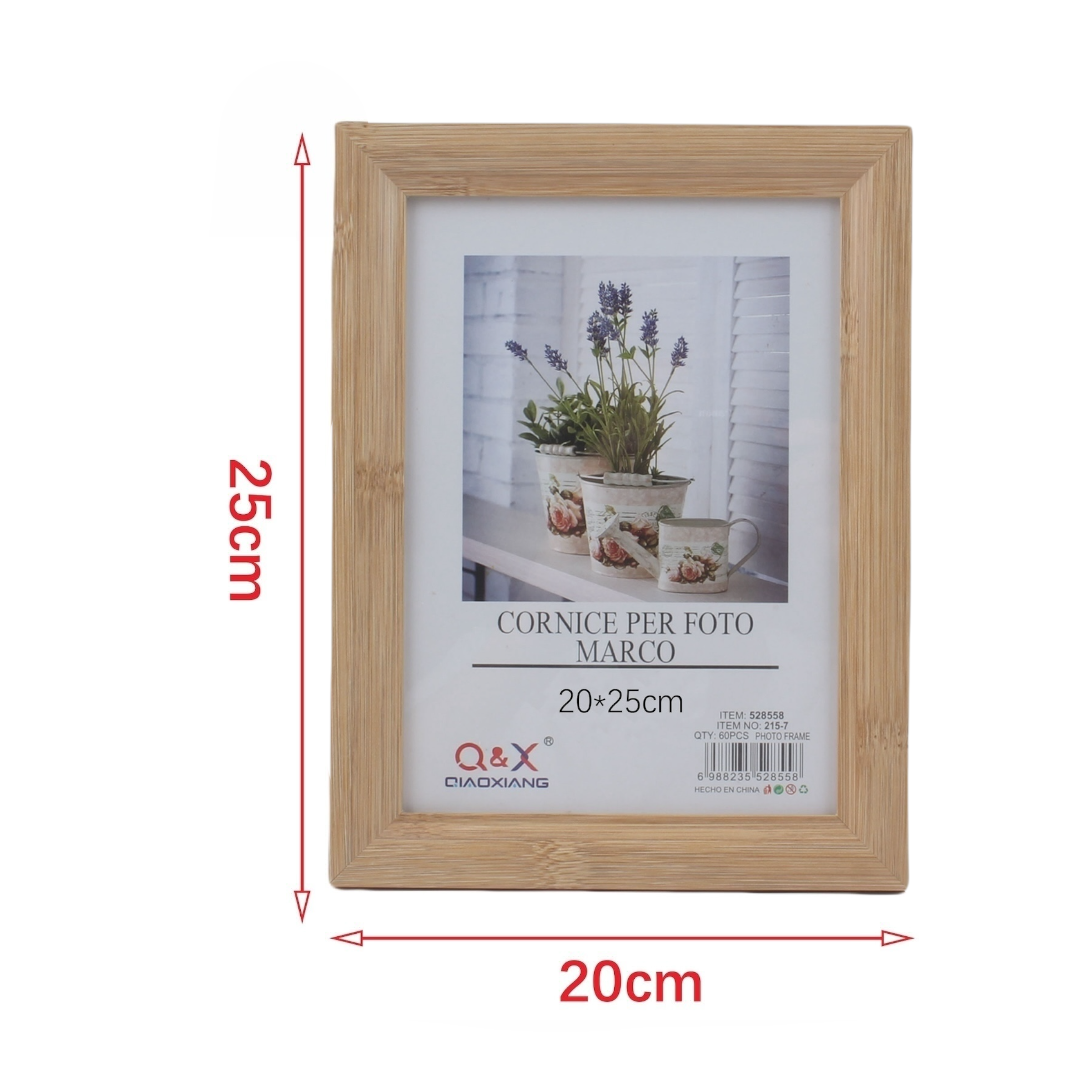 Marco Fotografico Qiaoxiang Modelo 215 - 20x25 cm