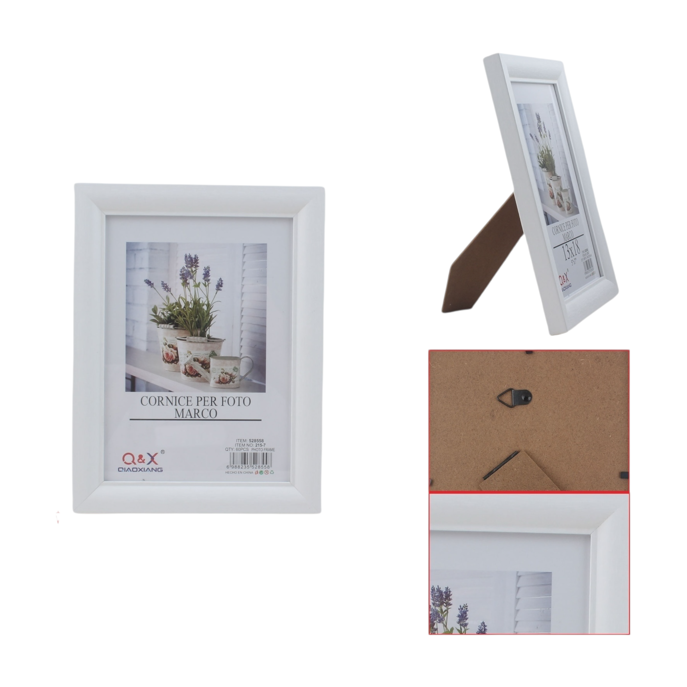 Marcos Fotograficos Modelo 215 de 20x30cm 528596-Blanco