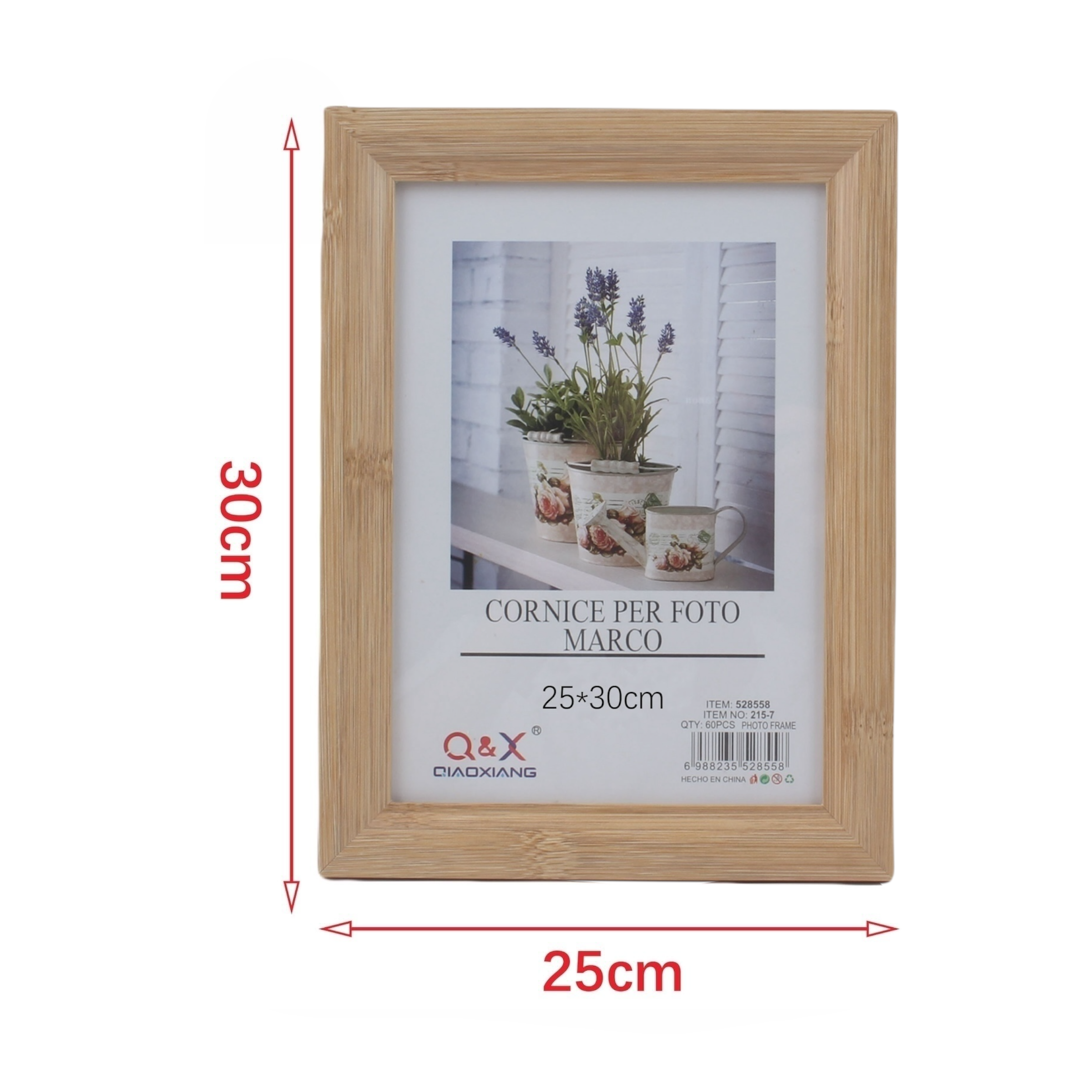 Marco Fotografico Qiaoxiang Modelo 215 - 25x30 cm