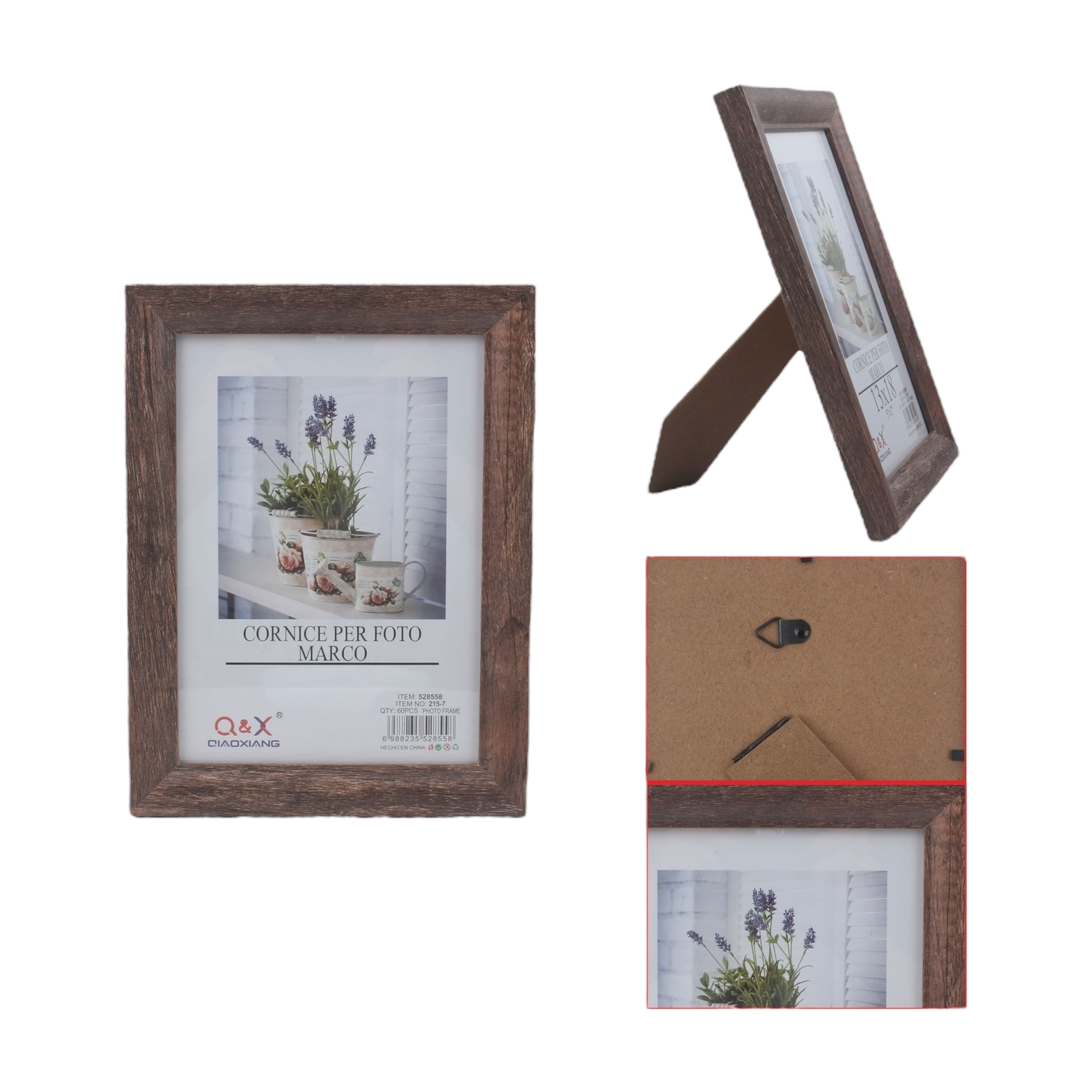 Marcos Fotograficos Modelo 215 de 30x40cm 528619-Marrón