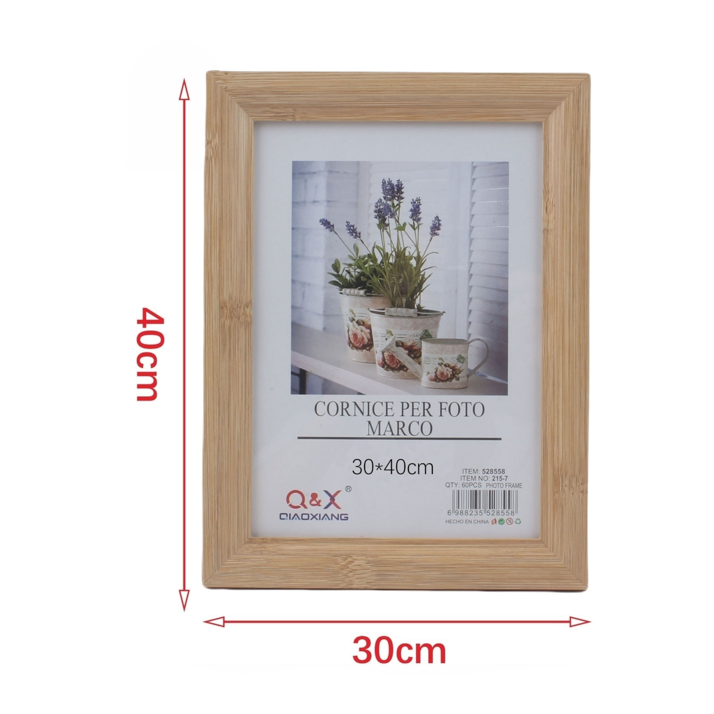 Marco Fotografico Qiaoxiang Modelo 215 - 30x40 cm