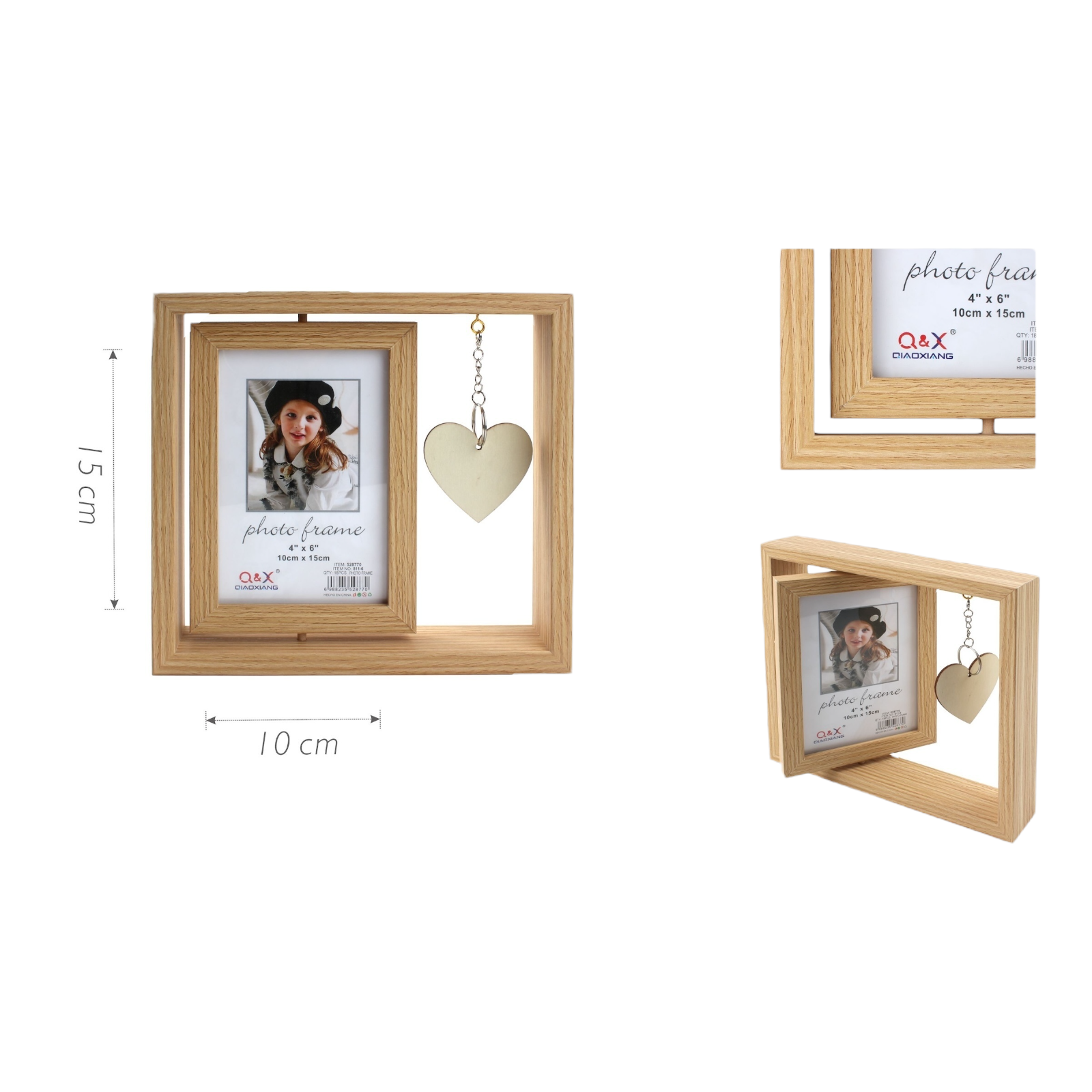 Marco Fotografico Qiaoxiang Modelo 811 - 10x15 cm