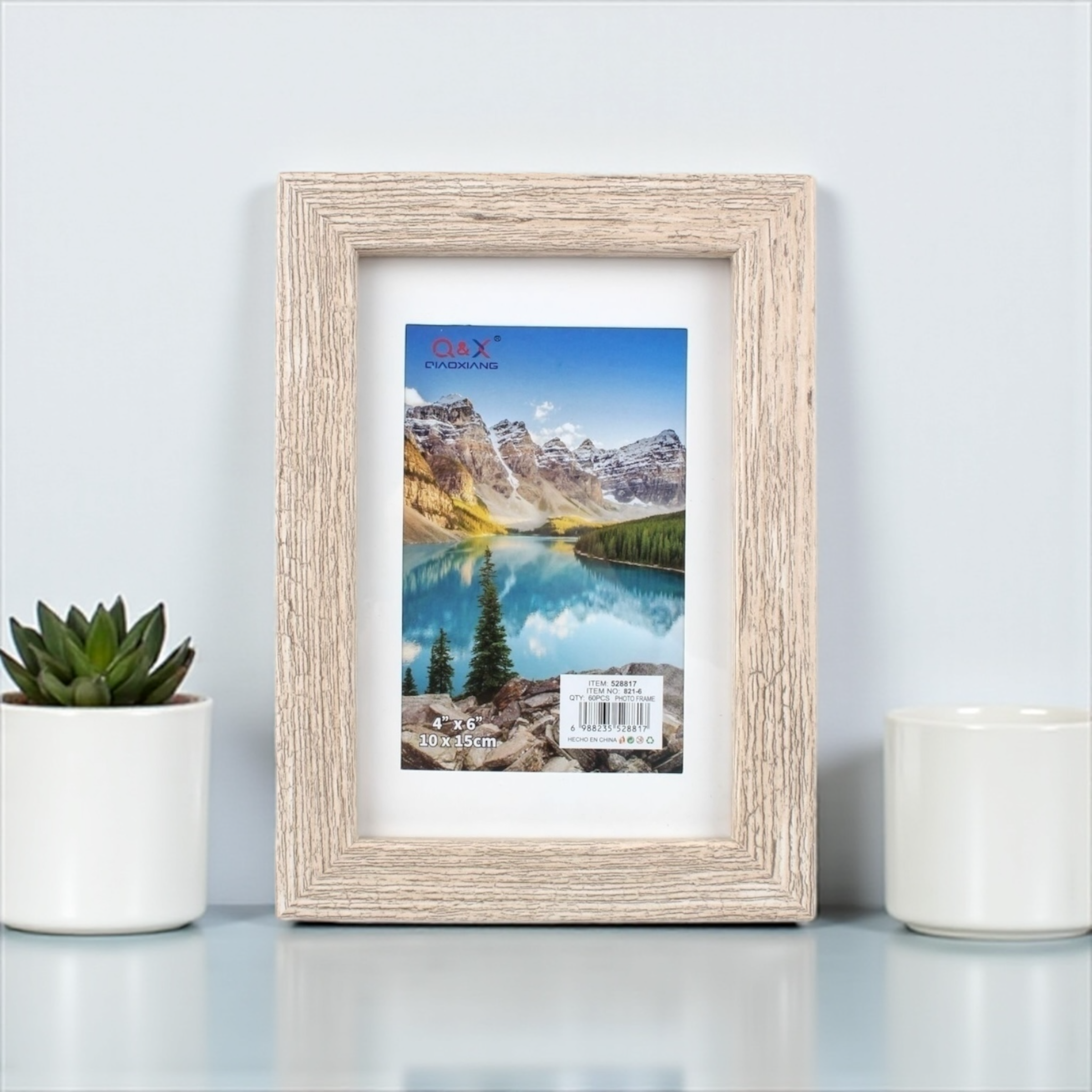 Marcos Fotograficos Modelo 821 de 10x15cm 528817-Blanco trafico