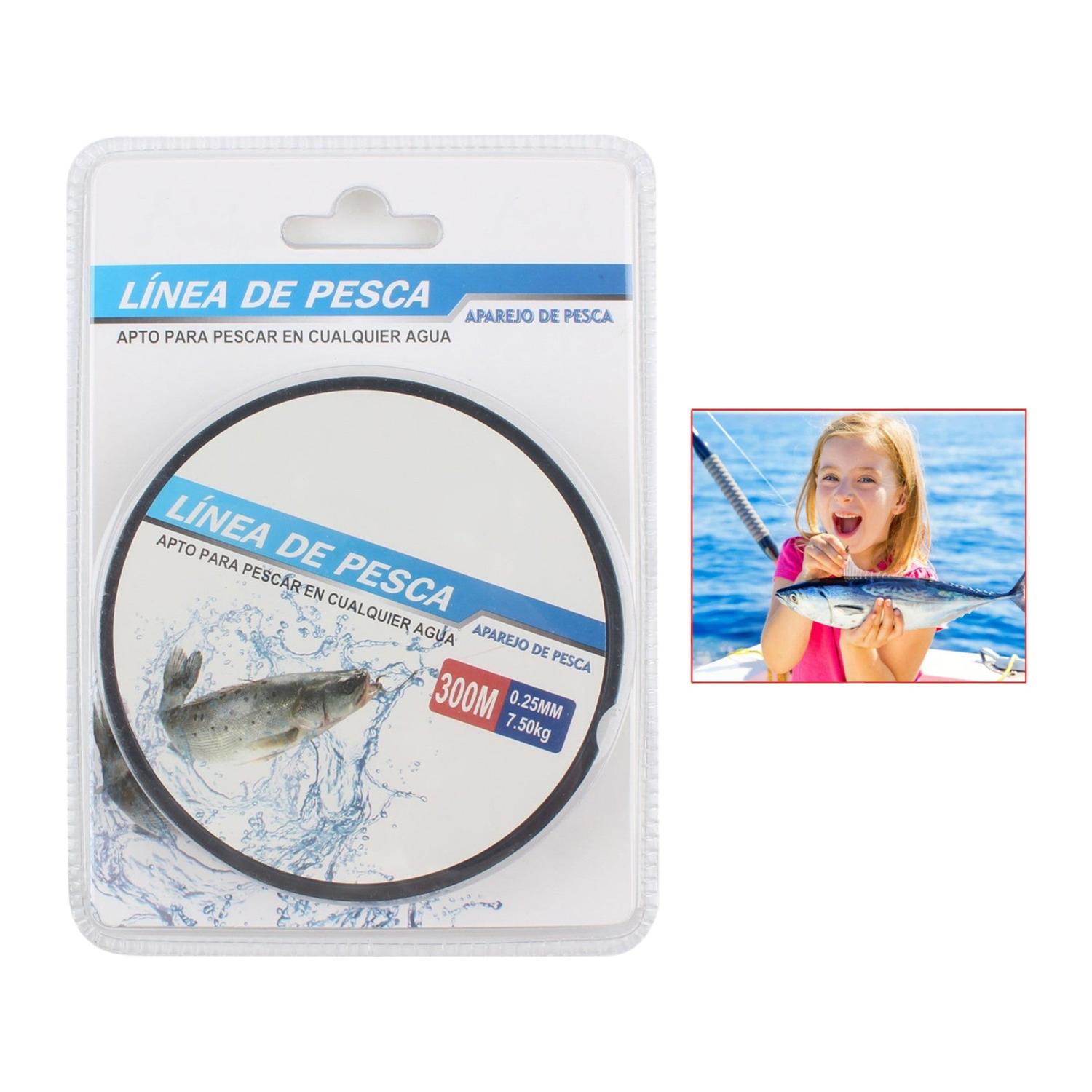 Línea De Pesca De 300 Metros 0,25 Mm