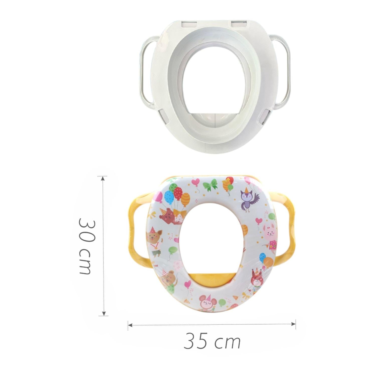 Tapa de inodoro para niños con mango