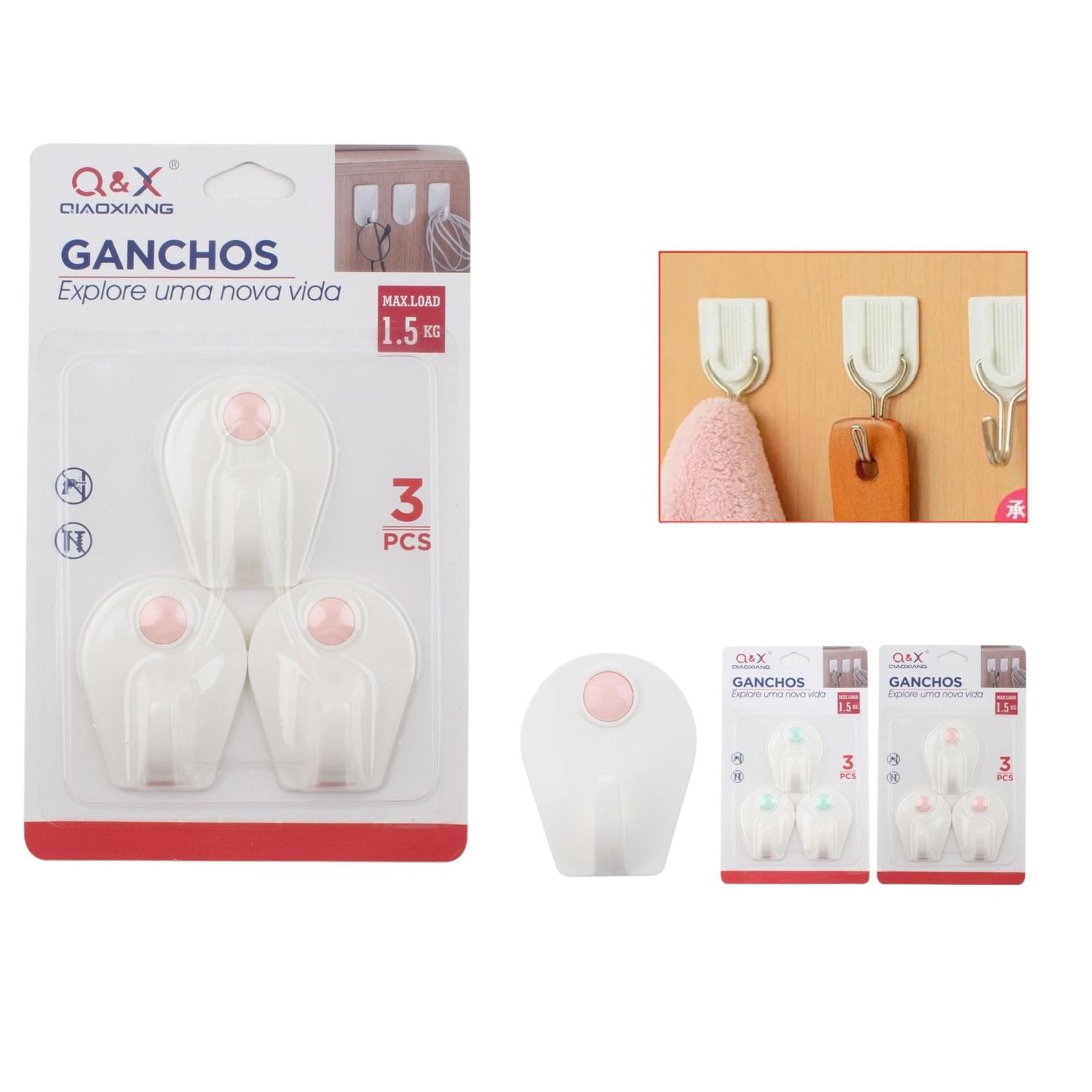 M-10976-N Gancho Adhesivo Pl¨¢stico Punto X3