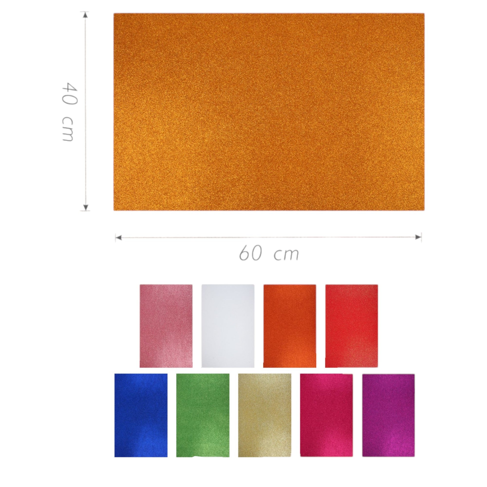 Foamy EVA con Escarcha 40x60 cm – 1.8 mm de Espesor