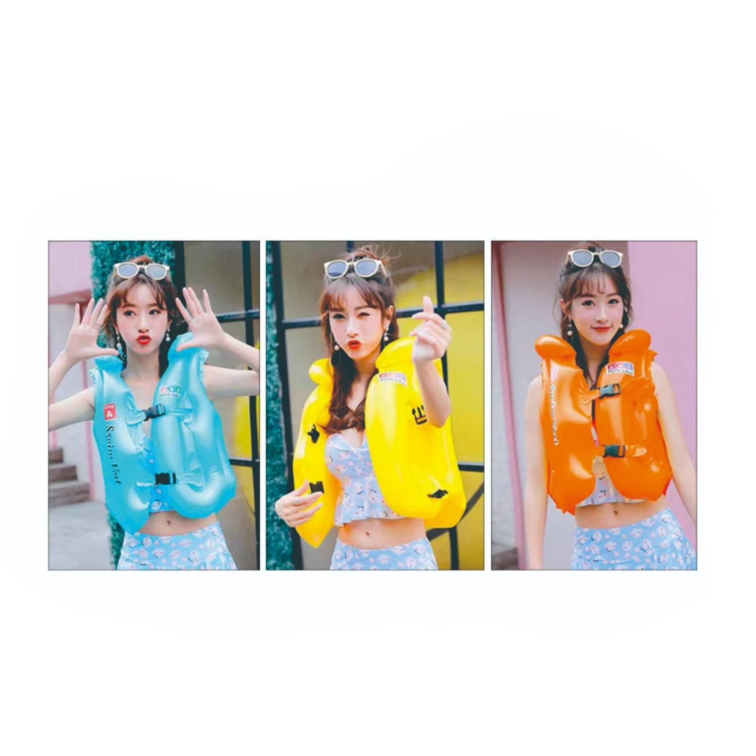 Chaleco Salvavidas Inflable Estilo Chaleco Abc S 40Cm