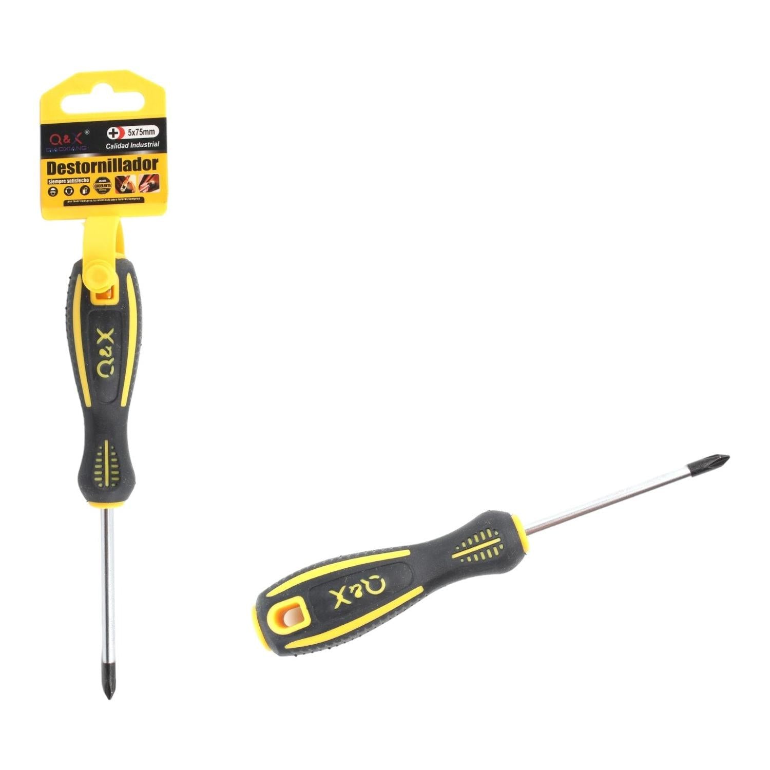 Nuevo Destornillador Mango Cuadrado (Cruz 5*75) Imantado