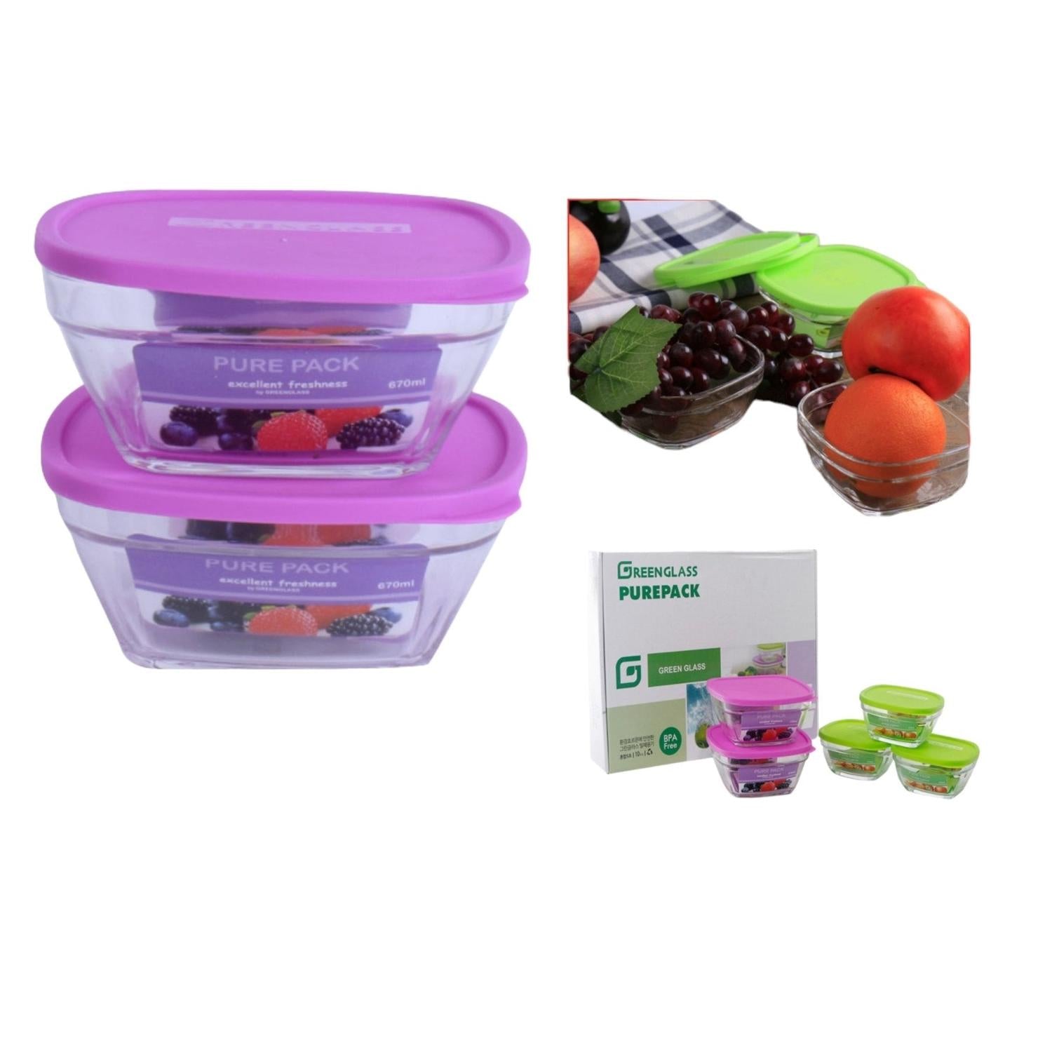 Juego de Fuente de Conservación Vidrio