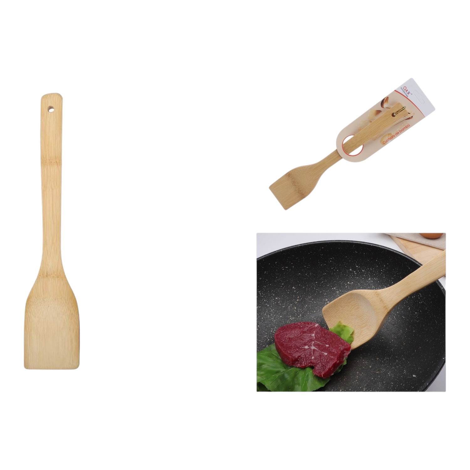 Tarjeta Vinculante Nivel Uno De Pala Cuadrada De Bamb¡§2