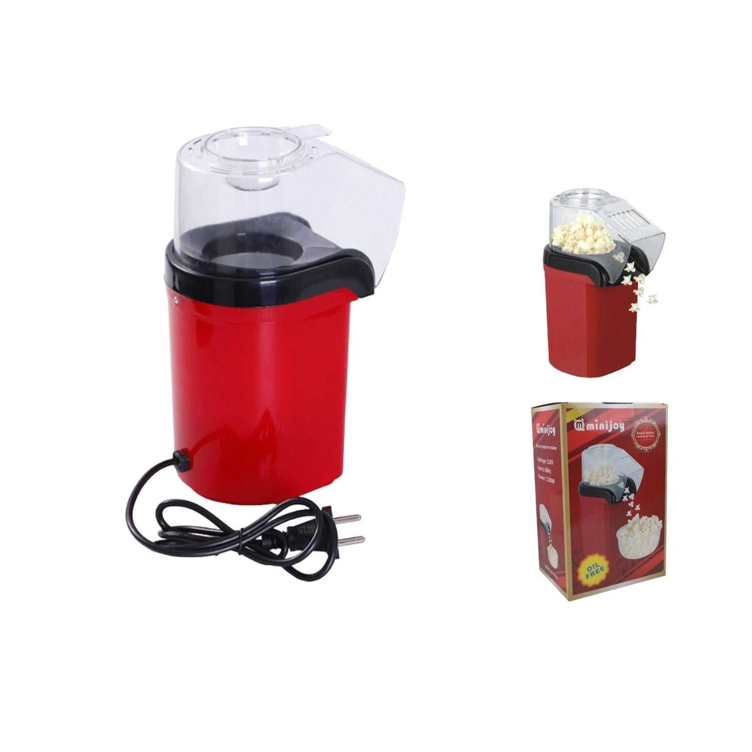 ?? Máquina para Hacer Palomitas Eléctrica 1200W  MiniJoy