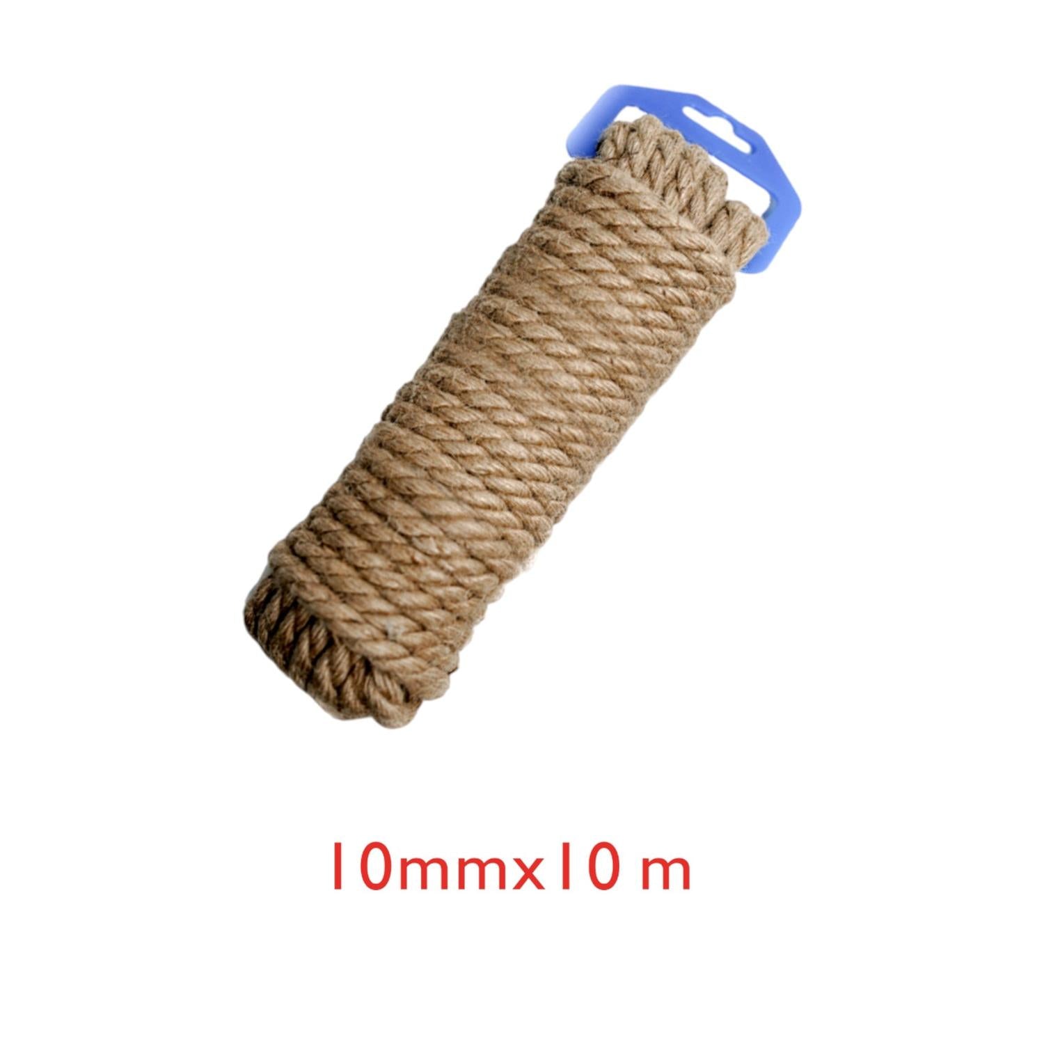 Cuerda de cánamo 10MM*10M con gancho azul modelo M4800