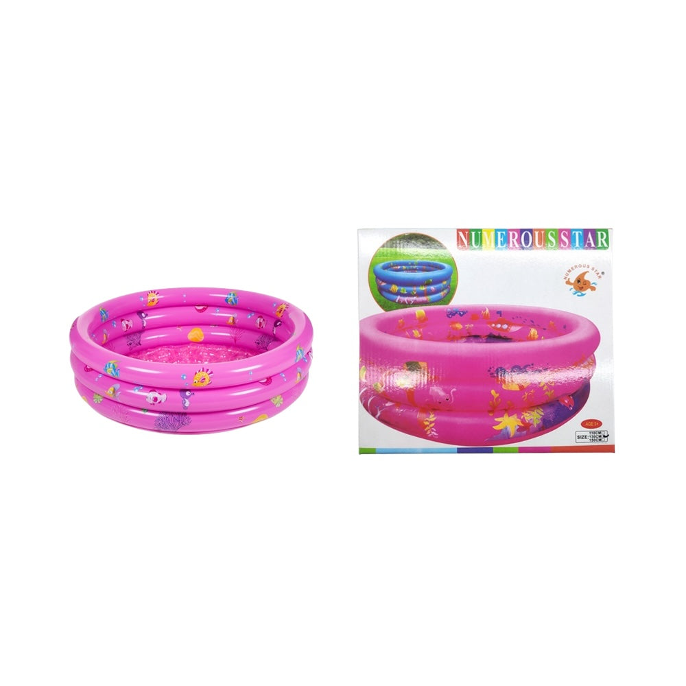 Piscina Inflable Infantil Qiaoxiang 110 cm - Color Rosa