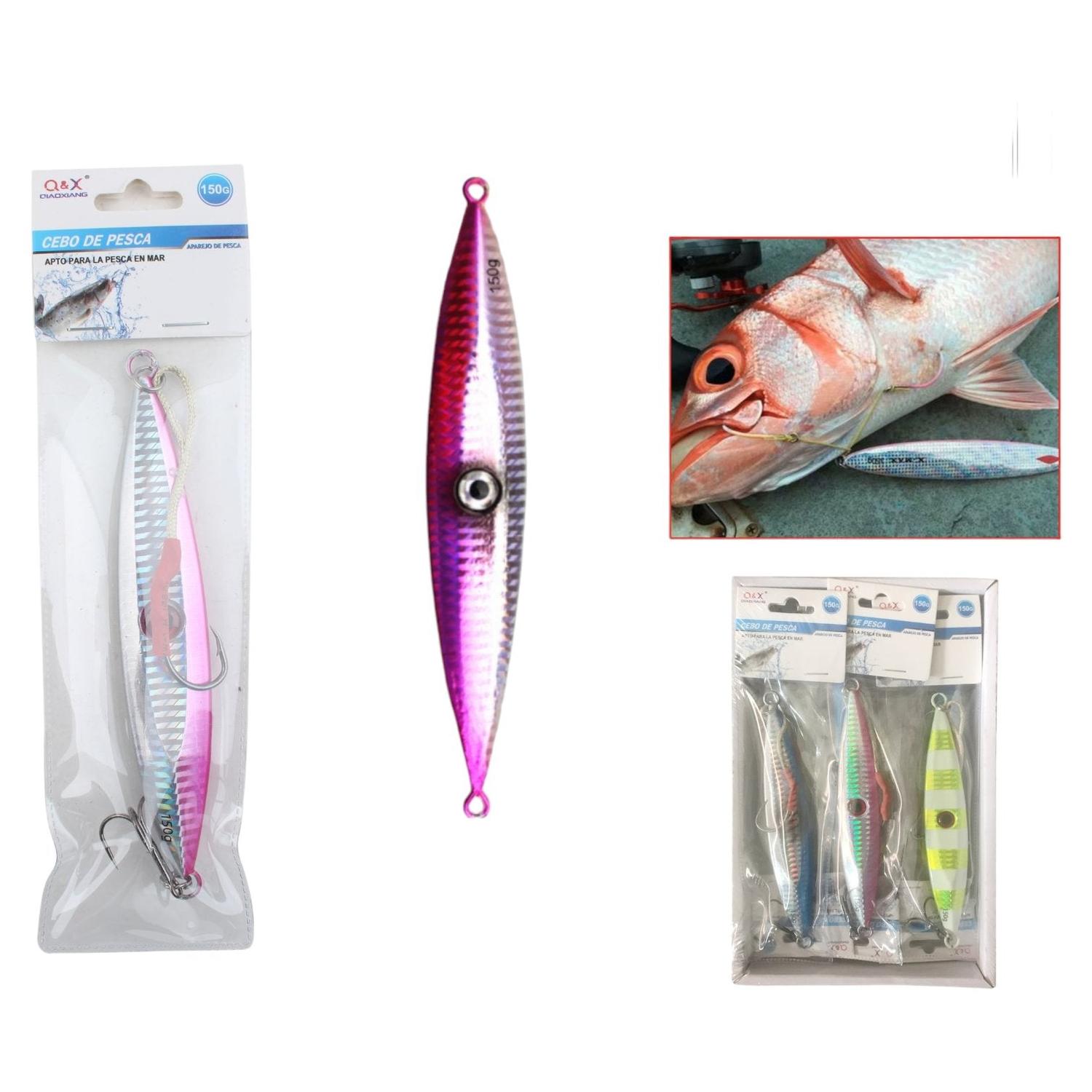 Pez De Plomo 1006-150G Con Anzuelo De Tres Garras