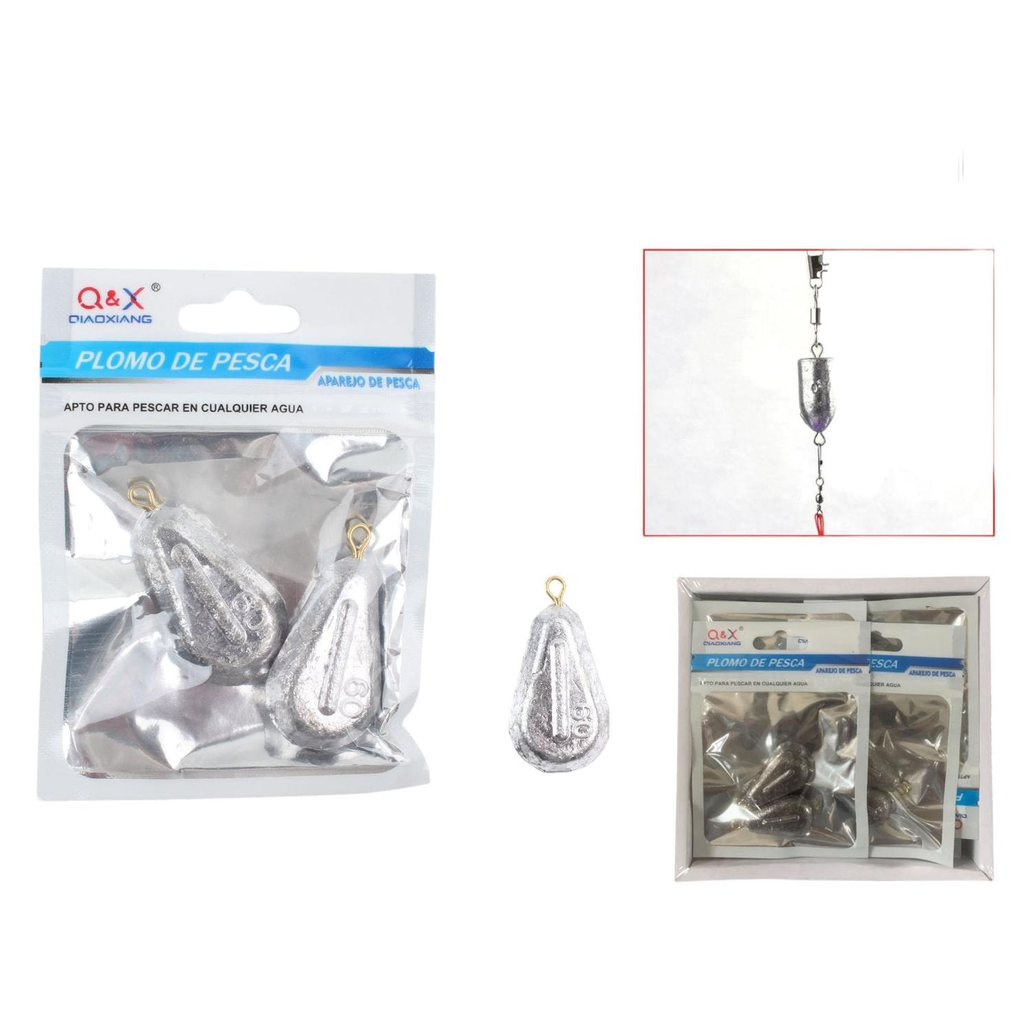 Colgante De Plomo Con Anillo De Cinturón Plano, 2 Uds., 60G