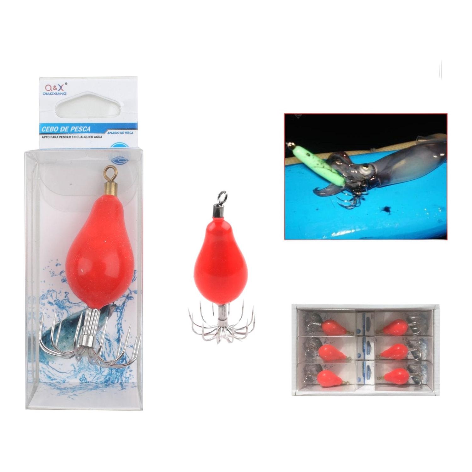 Colgante De Plomo Luminoso De Cuero Con Gancho 50G