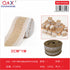 Pack x 6 Cinta yute encaje lados 2CM x 1M carrete papel natural