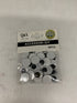 Pack x 12 Ojos adhesivos blanco/negro OPP 15# x 40PCS bolsa