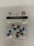 Pack x 12 Ojos adhesivos colores OPP 12# x 25PCS bolsa