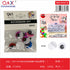 Pack x 12 Ojos adhesivos colores OPP 20# x 10PCS bolsa