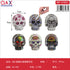 Cenicero de vidrio diseño calavera modelo G08 9,5 cm