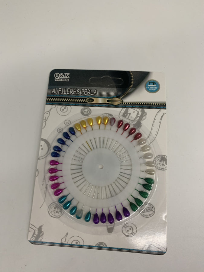 Pack x 12 Alfiler pera colores 1PCS