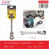 Llave combinada carraca ajustable 17 mm pulido espejo